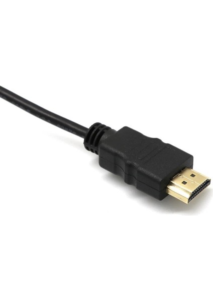 1.8m Kablo VGA Adaptörü Dijital 1080P Hd Ses Dönüştürücü Adaptörü ile Tv Kutusu Için HDMI Uyumlu VGA Konektör Kablosu (Yurt Dışından)