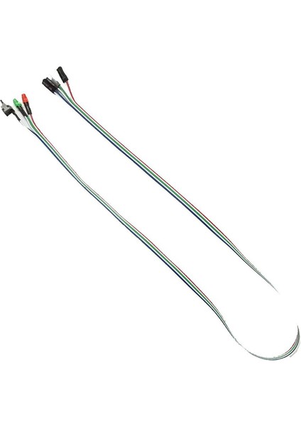 Atx Pc Bilgisayar Anakartı Güç Kablosu LED Işık ile Açma / Kapama / Sıfırlama Kabloyu Anakart A30'A Bağlayın (Yurt Dışından)