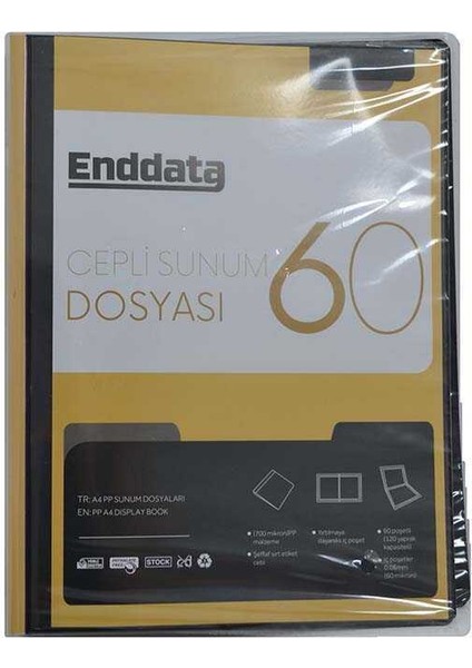 Ön Cepli Sunum Dosyası 60’lı Siyah 1260-3