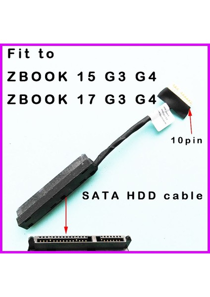 Yeni Orijinal HDD Kablosu Hp Zbook 15 Zbook 17 Zbook G3 G4 Sabit Sürücü Hattı Arayüzü HDD Kablosu DC020029U00 Sabit Sürücü Konektörü (Yurt Dışından)