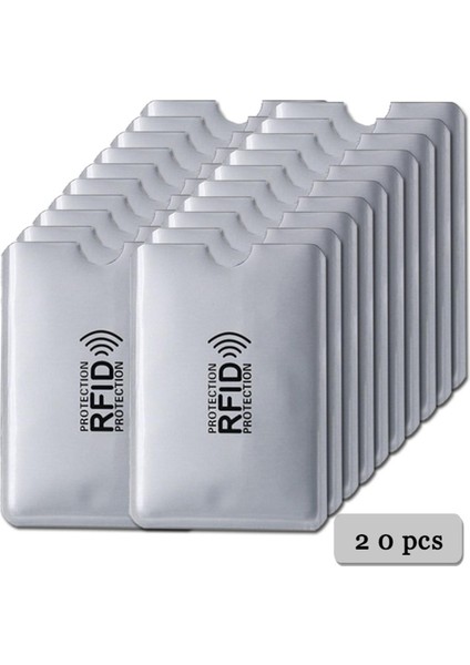Anti Rfid Cüzdan Engelleme Okuyucu Kilidi Banka Kartı Tutucu Kimlik Banka Kartı Durumda Koruma Metal Kredi Nfc Tutucu Alüminyum (Yurt Dışından)
