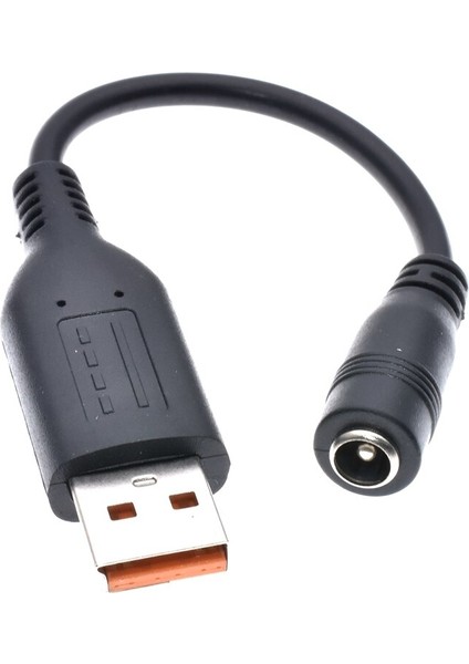 5.5x2.1mm Dc Güç Adaptörü Dönüştürücü Fiş Kablosu Dişi USB Erkek Konnektör Kablosu Lenovo Yoga 3 4 700 900 Laptop Şarj Cihazı (Yurt Dışından) modelleri