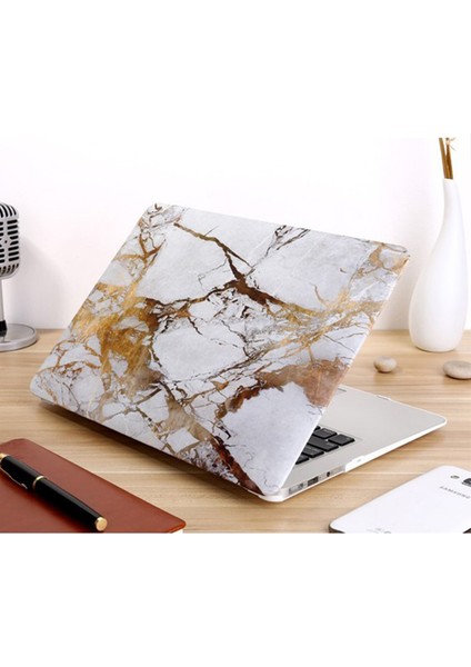 Macbook Pro Kılıf 13inç Marble A1278 (Eski Ethernetli Model 2008-2012) ile Uyumlu