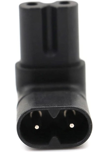 1 Adet Iec 320 2-Pin C7 Dişi C8 Erkek Sağ Açılı Ac Güç Adaptörü Dönüştürücü (Yurt Dışından) modelleri