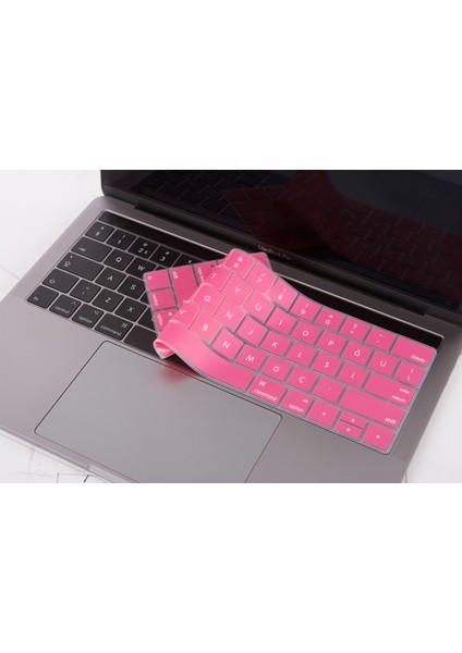 Macbook Pro Klavye Koruyucu US-TR Baskı A1706 A1989 A2159 A1707 A1990 Uyumlu