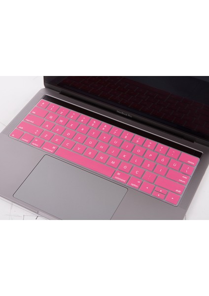 Macbook Pro Klavye Koruyucu US-TR Baskı A1706 A1989 A2159 A1707 A1990 Uyumlu