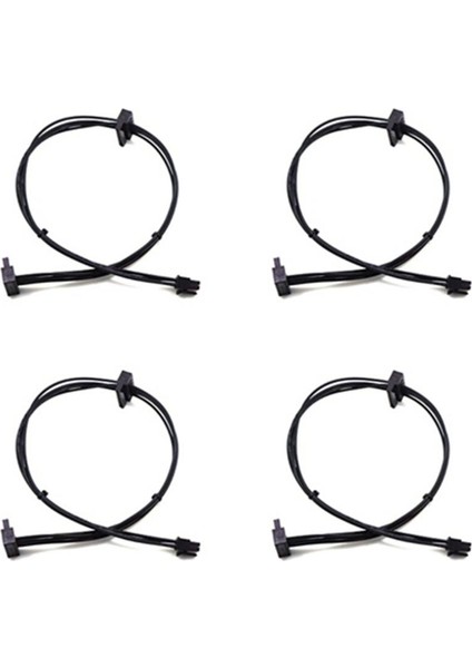 4 Adet Mını 4pin 2 Sata Besleme Kablosu Lenovo Anakart Mini 4pin Çift Sata SSD Besleme Kablosu 45 cm (Yurt Dışından)