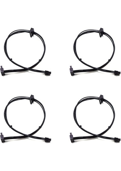 4 Adet Mını 4pin 2 Sata Besleme Kablosu Lenovo Anakart Mini 4pin Çift Sata SSD Besleme Kablosu 45 cm (Yurt Dışından)