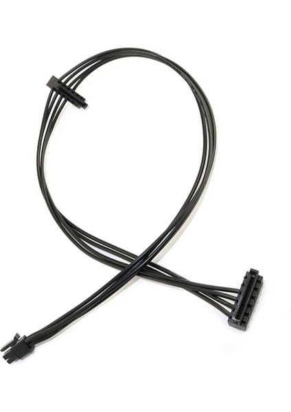 4 Adet Mını 4pin 2 Sata Besleme Kablosu Lenovo Anakart Mini 4pin Çift Sata SSD Besleme Kablosu 45 cm (Yurt Dışından)