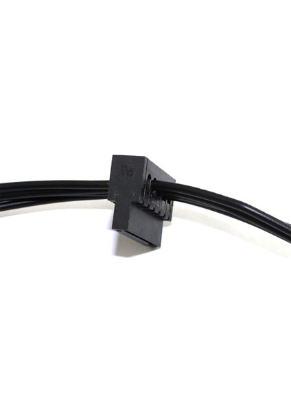 4 Adet Mını 4pin 2 Sata Besleme Kablosu Lenovo Anakart Mini 4pin Çift Sata SSD Besleme Kablosu 45 cm (Yurt Dışından)