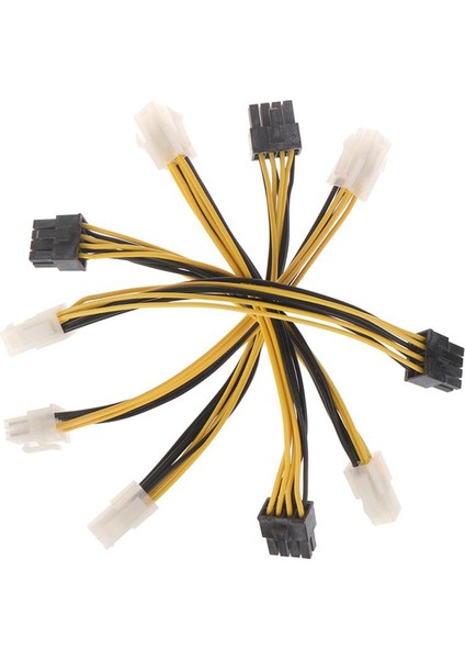 5 Adet Atx 4 Pin Erkek 8 Pin Dişi Eps Güç Kablosu Adaptörü Cpu Güç Konektörü (Yurt Dışından)