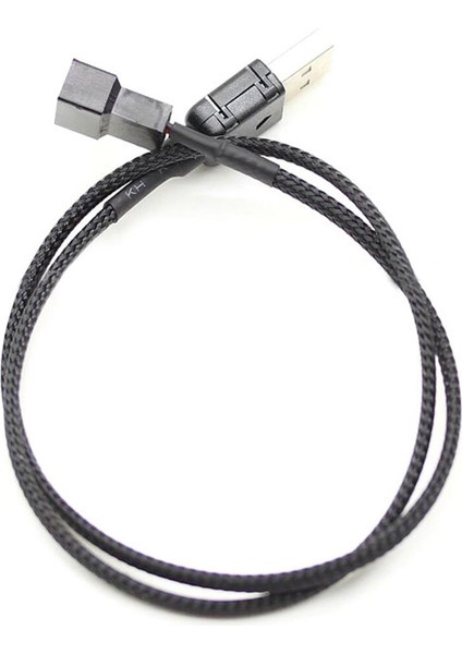 3-Pin 3pin /4-Pin 4pin Adaptör Kablosu 5V Jettıng Yeni 50CM USB A Erkekten Fan'a (Yurt Dışından)