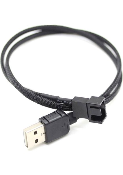 3-Pin 3pin /4-Pin 4pin Adaptör Kablosu 5V Jettıng Yeni 50CM USB A Erkekten Fan'a (Yurt Dışından) modelleri