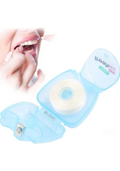 Nude Tarzı Taşınabilir 50M Mikro Ağda Diş Ipi Interdental Fırça Diş Çubuğu Kürdan Flok Diş Pensesinde Ağız Hijyeni Temiz Tel (Yurt Dışından) fiyatları