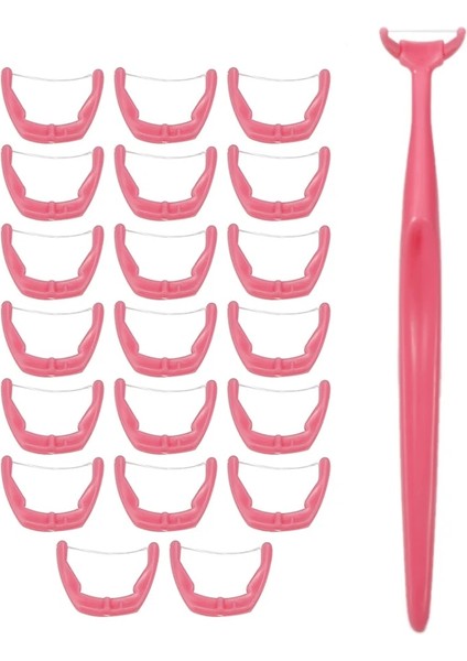 Beyaz Stil Et 3 Renk Tek Kullanımlık Diş Ipi Interdental Fırça Diş Çubuğu Kürdan Diş Ipi Sapı Ağız Temizliği Pensesinde Aletler (Yurt Dışından)