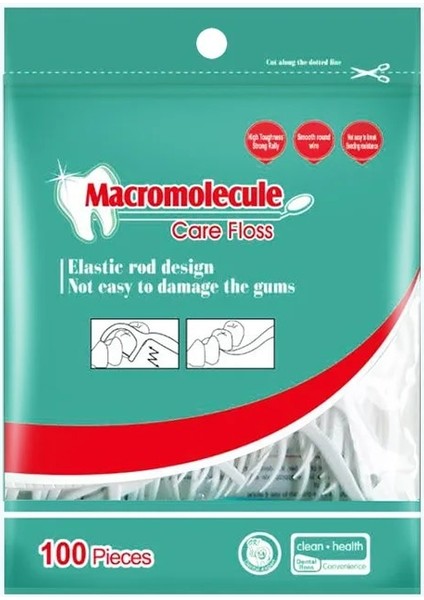 20 Adet Tarzı 100 Tek Kullanımlık Diş Ipi Interdental Fırça Diş Çubuğu Kürdan Flok Ağız Sakızı Diş Temizleme Bakımı (Yurt Dışından)