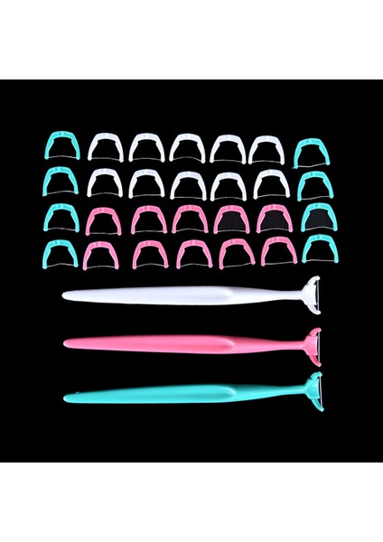 Pembe Tarzı Yedek Diş Ipi Başlığı + 1 Adet Diş Temizleyici Fırça Ipi Tutucu Diş Çubuğu Interdental Diş Temiz Fırça Kürdan (Yurt Dışından) indirimleri