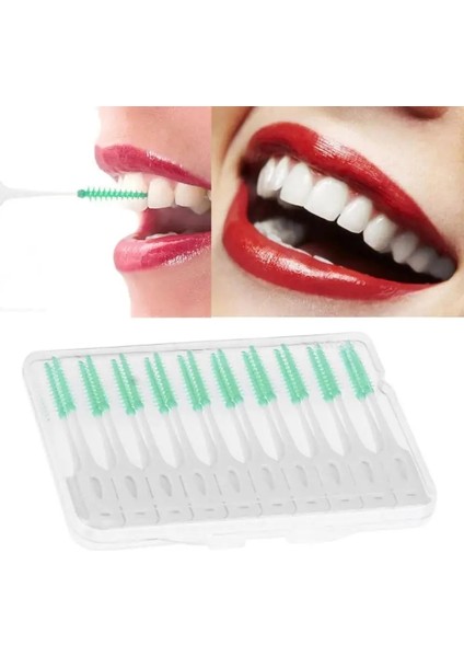 Diş Ipi Fırçaları Diş Dişleri Ağız Bakımı Temiz Yumuşak Arası Diş Ipi Fırçaları Masaj Diş Eti Kürdan (Yurt Dışından)