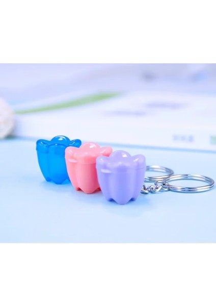 No.1 Tarzı Et Dental Tooth-Shaped Key Chain Milk Tooth Box Small Gifts For Dentist & Dental Clinic (Yurt Dışından) fiyatları