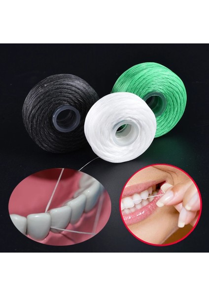 Yeşil Stil Dental Floks Diş Temizleyici Sağlık Hijyen Malzemeleri 50M (Yurt Dışından) fırsatları
