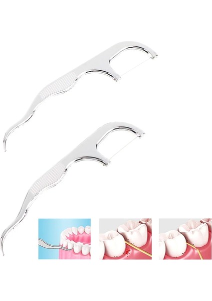 Paslanmaz Çelik Diş Pensesinde Seçtikleri Kürdan Diş Çubuk Diş Temizleme Interdental Fırça Dental Flok Ağız Hijyeni Bakımı (Yurt Dışından) fiyatları