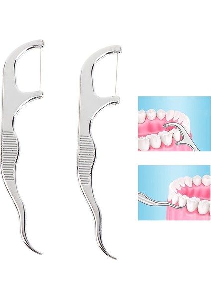 Paslanmaz Çelik Diş Pensesinde Seçtikleri Kürdan Diş Çubuk Diş Temizleme Interdental Fırça Dental Flok Ağız Hijyeni Bakımı (Yurt Dışından) modelleri
