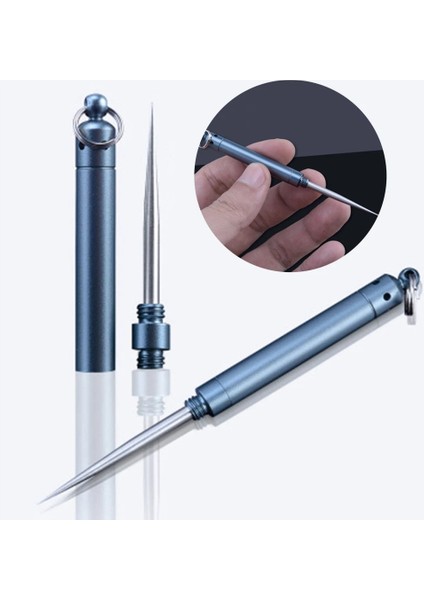 Mavi Stil Paslanmaz Çelik Kürdan Alüminyum Metal Kürdan Tutucu Yeniden Kullanılabilir Gıda Meyve Seçtikleri ile Dekoratif Taşınabilir Açık Kürdan (Yurt Dışından) modelleri