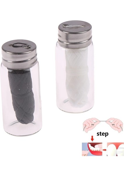 Siyah Stil Cleaning Wax Bamboo Dental Floss Spool Toothpick Teeth Flosser 30M Eco-Friendly Dental Flosser Oral Hygiene Teeth (Yurt Dışından) modelleri