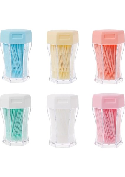 Sarı Stil Çift Kafa Interdental Fırça Kürdan Diş Pensesinde Altıgen Kutulu Diş Ağız Bakımı Diş Floolor Diş Çekmecesi (Yurt Dışından) modelleri