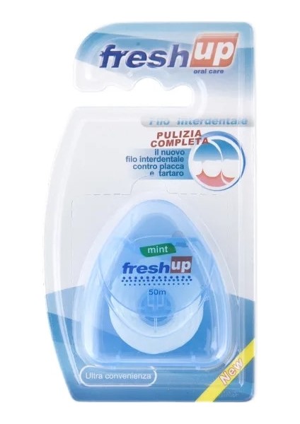 Mavi Stil 50M Mikro Balmumu Nane Aroması Diş Pensesinde Interdental Fırça Diş Çubuğu Kürdan Flok Ağız Hijyeni Temiz Tel (Yurt Dışından)