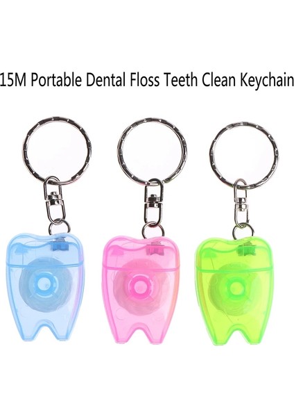 Yeşil Stil 15 Metre Taşınabilir Anahtarlık Diş Ipi Diş Pensesinde Diş Temizleme Ağız Bakım Seti Diş Hijyeni Nane Diş (Yurt Dışından) fiyatları