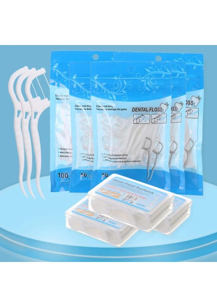 Fildişi Tarzı Pcs Dental Floks Toothpick Dental Flosser Tooth Cleaning Interdental Brush Teeth Stick Oral Hygiene Care (Yurt Dışından) modelleri