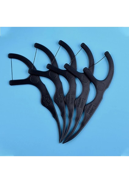 Sarı Stil Flosser Picks Kürdan Diş Çubuk Diş Temizleme Diş Arası Fırça Diş Ipi Diş Flok Ağız Hijyeni Bakımı (Yurt Dışından)