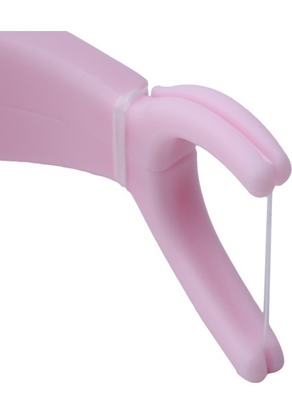 Pembe Tarzı Taşınabilir Diş Ağız Bakımı Temizleyici Diş Temizleme Aracı Ipi Diş Diş Ipi Aksesuarları ile Yüksek Li Plastik Raf 1 Adet (Yurt Dışından) modelleri