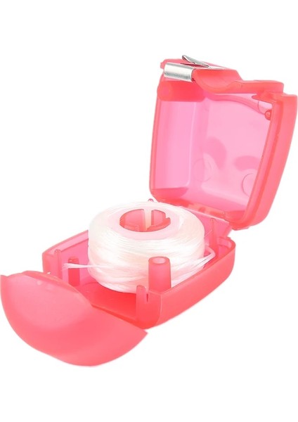 Kırmızı Stil 1 Rulo 15M Flosser Ağız Hijyeni Diş Temizleme Balmumu Nane Aromalı Ipi Biriktirme Kürdan Diş Flosser Diş Temizleme Aracı Woloesale (Yurt Dışından)