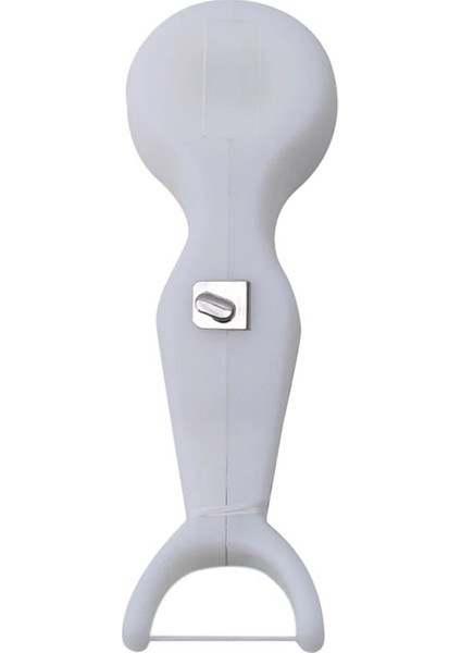 Beyaz Stil 1 Adet Plastik Raf Diş Ipi Aksesuarları ile Yüksek Li Taşınabilir Diş Ağız Bakımı Temizleyici Diş Temizleme Aracı Ipi Diş (Yurt Dışından)