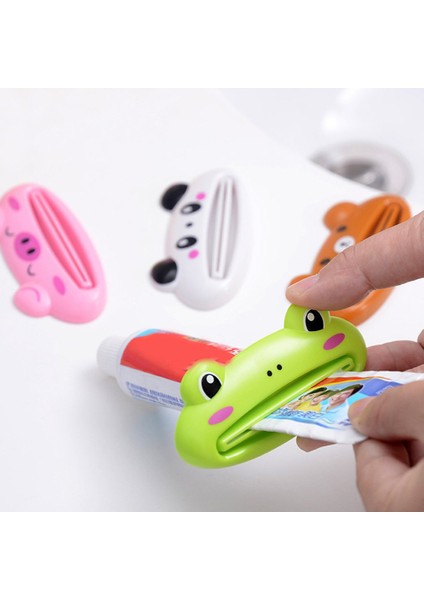 Kumral Tarzı Ktygq Hayvan Tüp Sıkacağı Karikatür Banyo Diş Macunu Dispenseri Kolay Sıkma Macun Dispenseri Domuz Panda Kurbağa Ayı (Yurt Dışından) fırsatları