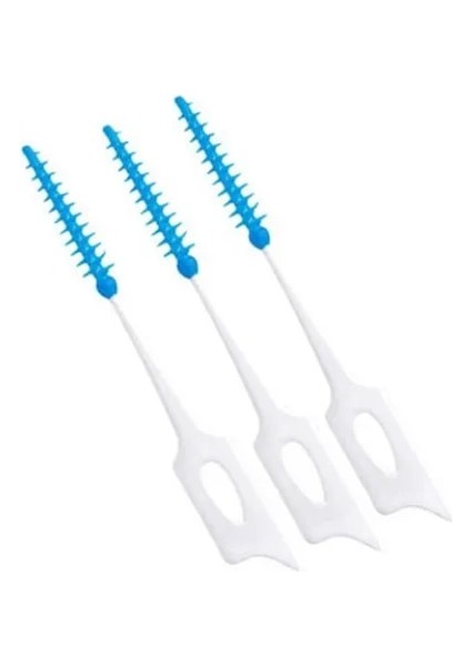 Çift Ipi Kafa Hijyen Diş Silikon Interdental Fırça Kürdan Yeni Ortodontik Fırça Temizleme Diş Boşlukları Ağız Bakımı (Yurt Dışından) modelleri