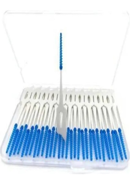 Çift Ipi Kafa Hijyen Diş Silikon Interdental Fırça Kürdan Yeni Ortodontik Fırça Temizleme Diş Boşlukları Ağız Bakımı (Yurt Dışından) fırsatları