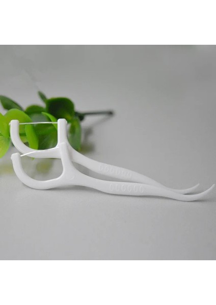 50 Adet Tarzı Tek Kullanımlık Diş Pensesinde Interdental Fırça Diş Sopa Kürdan Flok Oral Sakız Diş Temizleme Bakımı Diş Beyazlatma (Yurt Dışından)