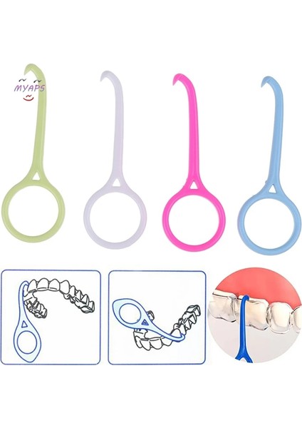 Diğer Stil 1 Adet Ortodontik Hizalayıcı Sökücü Görünmez Çıkarılabilir Parantez Temizle Hizalayıcı Kaldırma Aracı 4 Renk (Yurt Dışından) modelleri