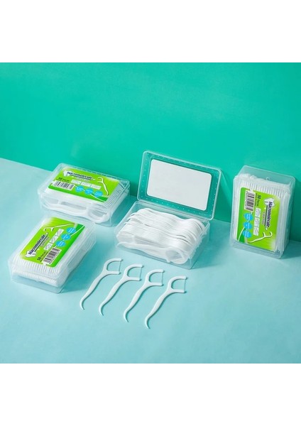 Nude Tarzı Diş Diş Arası Fırça Diş Plastik Diş Fırçası Yüksek Polimer Tel Tek Kullanımlık Kürdan Diş Ipi (Yurt Dışından)