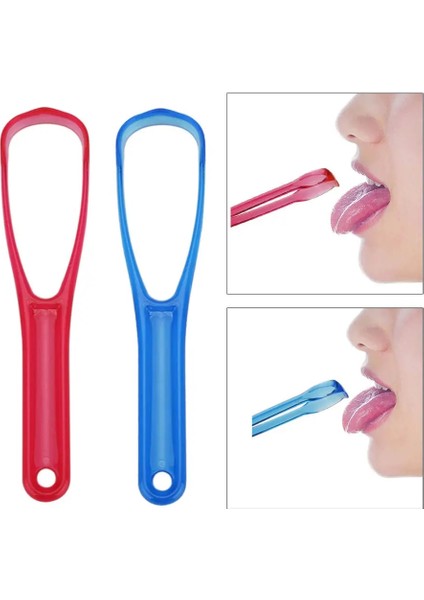 Kırmızı Stil Dil Kazıyıcı Ağız Temizlemek Için Dil Temizleyici, Taze Nefes, Plastikten Üretilmiştir (Yurt Dışından) fiyatları
