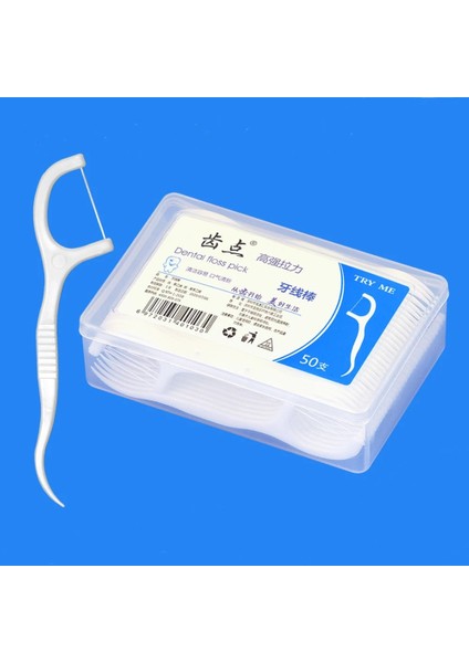 50 Adet Tarzı Diş Ipi Kürdan Monoblok Flosser Diş Hekimliği Aletleri Diş Temizleme Diş Hekimi Malzemeleri Kutuda Ağız Hijyeni (Yurt Dışından) fiyatları