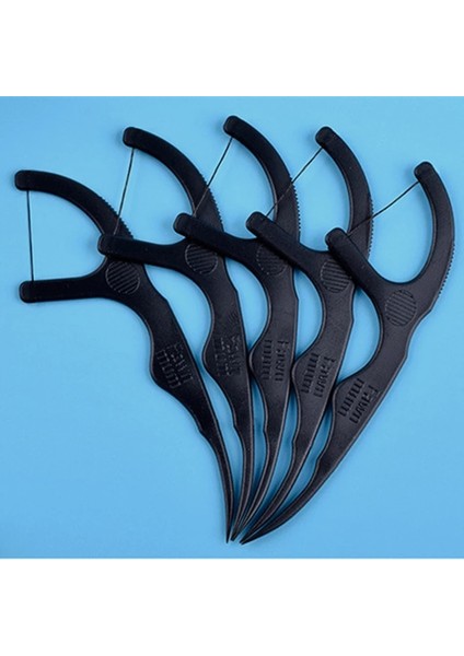 Siyah Stil Kutu Bambu Kömür Diş Ipi Diş Seçtikleri Interdental Fırça Diş Temiz Diş Ipi Çubuk Kürdan Pensesinde Siyah Yeni (Yurt Dışından) fiyatları