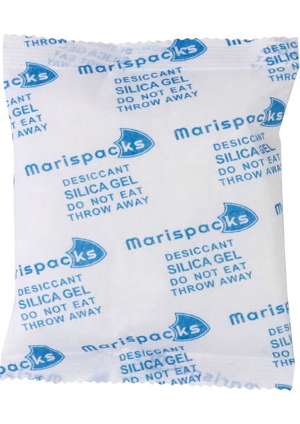 50 G x 5 Adet Silikajel Nem Alıcı Paket (Nonwoven, Aluminyum Doypack Ambalajda)