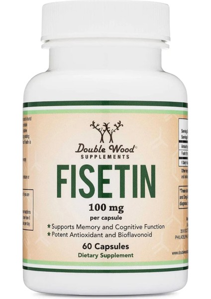 Fisetin 100 mg 60 Capsul USA Version