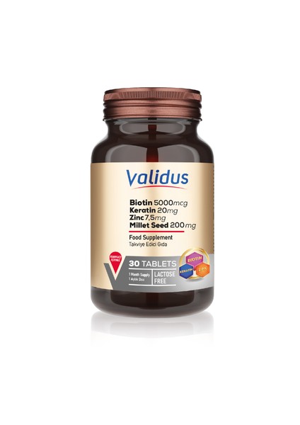 Biotin Keratin Zinc 30 Tablet