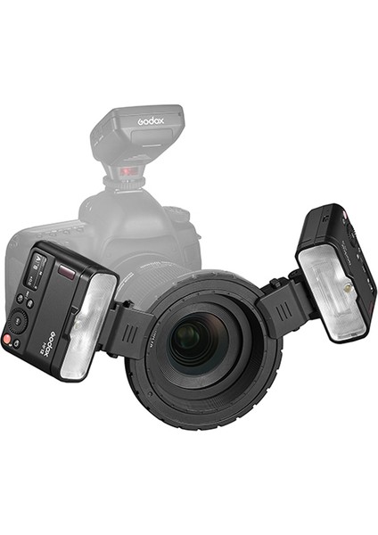 MF12 Makro Flaş Ikili Set + Xpro-C Ttl Canon Tetikleyici