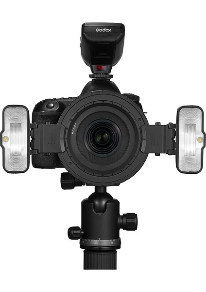 MF12 Makro Flaş Ikili Set + Xpro-C Ttl Canon Tetikleyici